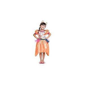 My Little Pony Movie - Costume Enfant Sunny Starscout avec Bandeau Oreilles et D&eacute;tails Fid&egrave;les - Taille M (7-8 Ans) - Sous Licence Officielle Hasbro - D&eacute;guisement Fille pour Halloween ou Carnaval