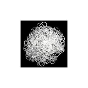 1000 Pièces Elastique Cheveux, Petit Elastique Cheveux Fille Bebe, Mini élastique Cheveux Caoutchouc Transparent Enfant Femmes