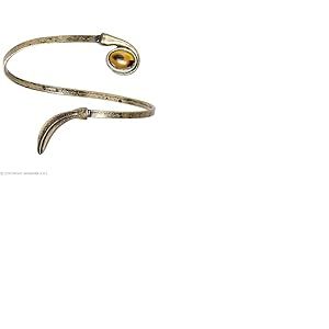 W WIDMANN MILANO Party Fashion - Bracelet jonc dor&eacute;, design raffin&eacute;, plume d&eacute;licate, confort ajustable, l&eacute;ger, polyvalent pour f&ecirc;tes, accessoire de d&eacute;guisement, facile &agrave; entretenir