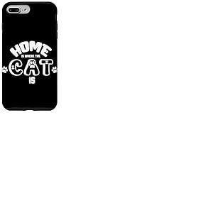 Donne dr&ocirc;le de Chat &ndash; Amoureux des Chats Mignons &ndash; Chat &agrave; la Maison Coque pour iPhone 7 Plus/8 Plus