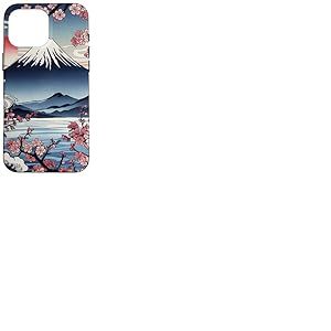 Arbre Japonais Sakura Garden Geisha Mount Fuji Cherry Blossom Tree Coque pour iPhone 16 Pro Max