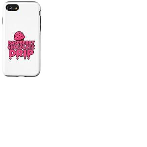 Été drôle d'amateur de crème glacée aux pépites de Chocolat Framboise Coque pour iPhone SE (2020) / 7/8