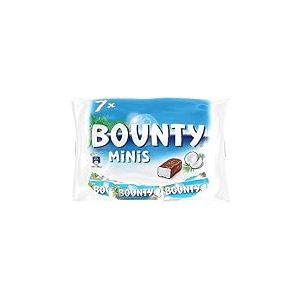 BOUNTY - Minis Barres chocolat et noix de coco - 7 minis barres - Paquet de 227g