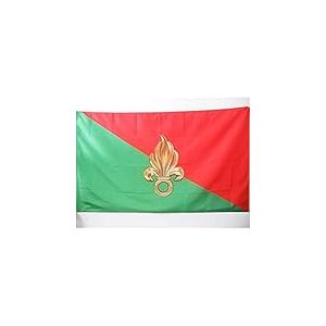 AZ FLAG - Drapeau France L&eacute;gion &eacute;trang&egrave;re - 150x90 cm - Drapeau Arm&eacute;e Fran&ccedil;aise 100% Polyester Avec Fourreau et cordelette - Pavillon 110 g