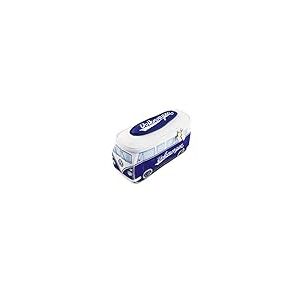 BRISA VW Collection - Trousse en néoprène Universelle pour Maquillage, cosmétiques, Produits d'hygiène, Stylo (Combi T1 Bus) - (Bleu/Petit)