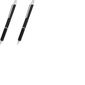 Online stylo gel effa&ccedil;able magiXX Noir | Stylo &agrave; encre gel thermosensible effa&ccedil;able bleue | stylo roller rechargeable avec gomme | pointe moyenne | id&eacute;al pour apprendre &agrave; &eacute;crire, &eacute;cole (Lot de 2)