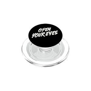 Joli Logo Open Your Eyes PopSockets PopGrip pour MagSafe