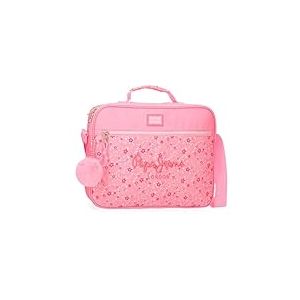 Pepe Jeans Alenka Rose Portefeuille Scolaire Rose 38 x 28 x 6 cm Polyester 6,38 L by Joumma Bags, Rose, Talla única, Portefeuille Scolaire