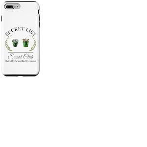 Ma liste de seau pour joueur de golf et seau à bière Coque pour iPhone 7 Plus/8 Plus