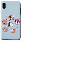 Disney Mickey & Friends Spring Easter Friendly Flower Faces Coque pour iPhone XS Max