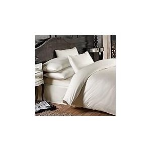 Emma Barclay Grosvenor Drap-Housse 1000 Fils &agrave; Rayures Cr&egrave;me Lit Double