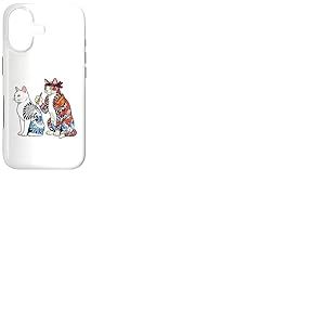 Chat Tatouage Chat Dr&ocirc;le Meme Encres Kitty Humour Tatoueur Artiste Coque pour iPhone 17
