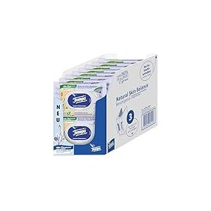 Tempo Natural Skin Balance Lot de 16 paquets de 42 feuilles de papier toilette humide