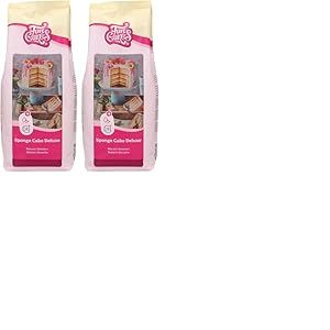 FunCakes FunCakes Mix pour G&eacute;noise Deluxe: Facile &agrave; utiliser, g&eacute;noise merveilleusement l&eacute;g&egrave;re, parfaite pour la d&eacute;coration de g&acirc;teau, qualit&eacute; p&acirc;tissi&egrave;re, base de g&acirc;teau, Halal. 1 kg. 1.00 kg
