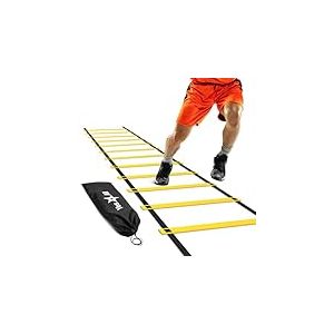 Yellow 12-Rung 15 feet Durable Agility Ladder - ²CKT4Z