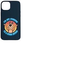 Art « Je ne suis pas têtu, je suis un chien de berger allemand » Coque pour iPhone 15 Plus