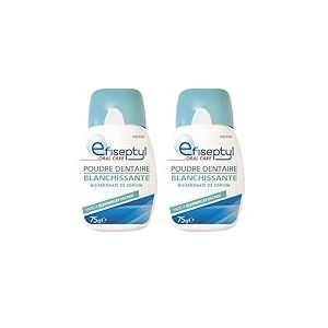 Efiseptyl - Poudre Blanchissante - Bicarbonate De Sodium - Aide à Éliminer Les Tâches - 75 g (Lot de 2)