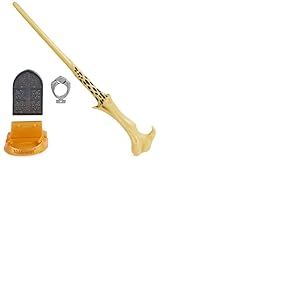 Wizarding World Harry Potter Baguette Magique Authentique Lord Voldemort en Plastique avec Support de Poudlard, Environ 30,5 cm, Jouet pour Enfants à partir de 14 Ans, Article de Fan