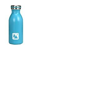 Ard'Time du-LIFEPM-BL Bouteille Isotherme Design Double Paroi Acier Inoxydable Bleu 6,5 x 6,5 x 17,5 cm