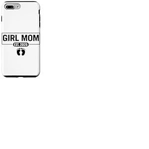 Girl Mom Est 2026 Futute Mommy 2026 Maman Future Fille Coque pour iPhone 7 Plus/8 Plus