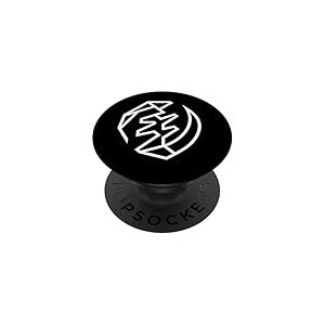 G&eacute;om&eacute;trique Gye Nyame Akan Symbole Ghana Minimaliste, Africain PopSockets PopGrip Adh&eacute;sif