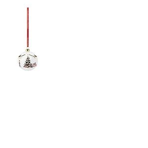 Holmegaard Boule de Noël en Verre Transparent 8 cm
