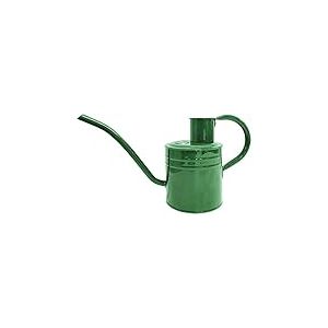 Kent & Stowe Arrosoir Vintage Vert de 1 Litre - Arrosoir en Acier galvanisé pour arroser Les Plantes d'intérieur - Pichet de Style Anglais Classique avec Bord surélevé