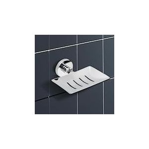 IPEA Porte-savon adh&eacute;sif mural en m&eacute;tal &ndash; Pas besoin de per&ccedil;age &ndash; Design moderne &ndash; Porte-savon mural &agrave; coller dans la salle de bain, douche, cuisine, maison &ndash; porte-savon ou &eacute;ponge &ndash; Autodesivo