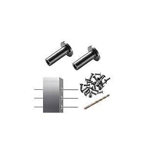 VEVOR Manchons de protection acier inoxydable T316 pour garde-corps 101PCS c&acirc;ble m&eacute;tallique 1/8" T316 qualit&eacute; marine, avec foret installation facile pour bricolage de balustrade, garde-corps, argent