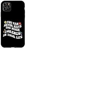 Retro Groovy, vous ne pourrez jamais avoir trop de LORENZO dans votre sac Coque pour iPhone 11 Pro Max