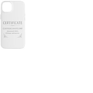 Certificat Cliffside Bootcamp &mdash; &Eacute;dition Party & Vegas 2025 Coque pour iPhone 14 Plus