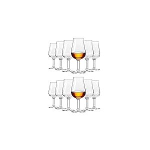 KIAPPO Verres &agrave; D&eacute;gustation de Whisky - Ensemble de Verres en Cristal - Verres &agrave; Cocktail et Liqueur - Cadeaux pour Hommes - Verres &agrave; Whisky - 100 ml - Lot de 12