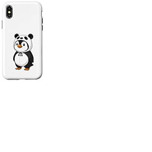 Costume de Pingouin Kawaii en Panda pour Filles et Enfants Coque pour iPhone X/XS