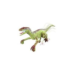 SilverCloud Dyno1 Dinosaure avec télécommande, émet 4 Types de Sons, Avant et arrière, LED, Batterie intégrée 500 mAh, Vert