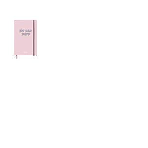MIQUELRIUS - Agenda Annuel 2021 No Bad Days - Castillan, jour de page, dimensions 117 x 182 mm, papier 80 g, couverture rigide en carton doublé, couleur rose