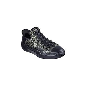 Skechers Baskets &agrave; Enfiler pour Homme X Dog: Snoop One-Double G Mains Libres, Noir/Or, 42 EU