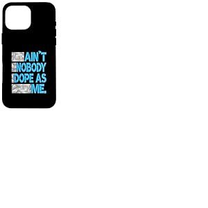 Graphisme bleu Blue Nobody Doper Coque pour iPhone 16 Pro Max