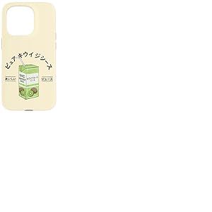 Kiwi Jus de Fruits Japonais Japonais Kanji gar&ccedil;ons Filles Enfants Coque pour iPhone 15 Pro