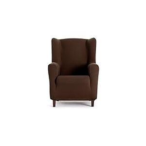 Eysa Housse de Fauteuil bi-élastique pour bergère Couleur Marron Design Harlem