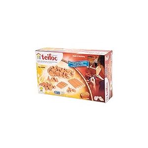 Teifoc Construction Briques - T4090 - Assortiment Briques, BRUN