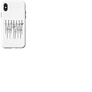 Falchion and Dague Collage Blade Art Design Coque pour iPhone X/XS