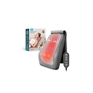 COMFIER Masseur de Nuque avec Chaleur, Appareil de Massage Shiatsu 3D, Coussin de Massage pour Le Cou, Les épaules, Les maux de Dos,Cadeaux pour papa et maman（Gris）