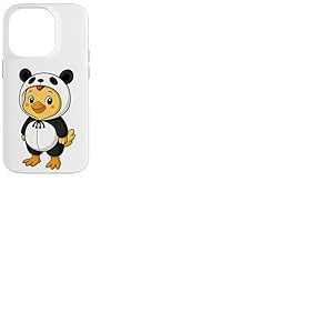 Costume Kawaii Poulet en Panda pour Filles et Enfants Amateurs de Poulet Coque pour iPhone 14 Pro