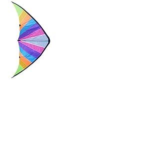 IBS Cerf-Volant acrobatique Double Ligne 160 x 80 cm - Couleurs Vives et Vives - Cerf-Volant acrobatique pour s'amuser en Plein air - Cerf-Volant acrobatique Double Ligne - Cerf-Volant acrobatique