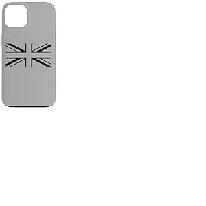Drapeau Union Jack Noir Grande-Bretagne Angleterre Coque pour iPhone 13