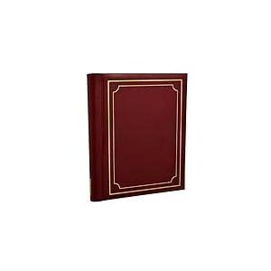 Arpan Auto adh&eacute;sif Grande garniture de cachet d'or ROUGE Albums photos Totalisant 20 feuilles 40 C&ocirc;t&eacute;s -