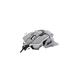 ELYTE METEOR - Souris Gaming Filaire - Ajustable et Personnalisable - R&eacute;tro&eacute;clairage RGB - Compatible PC, Mac - Gris