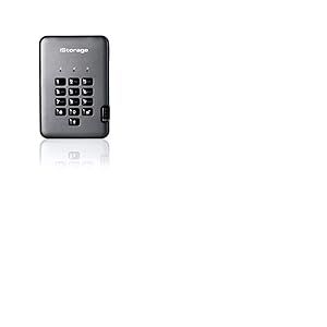 iStorage diskAshur PRO2 SSD 16 to - Disque SSD sécurisé - FIPS Niveau 2 - Protégé par Mot de Passe - Résistant à la poussière et à l'eau