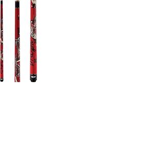 Viper Underground 147,3 cm 2 pièces de Billard/Queue de Billard, Dragon, 50-0659-19, Red, 19-Ounce