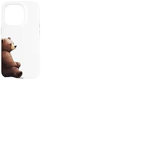 Coque pour iPhone 15 Pro Ours assis mignon Animal fantaisiste